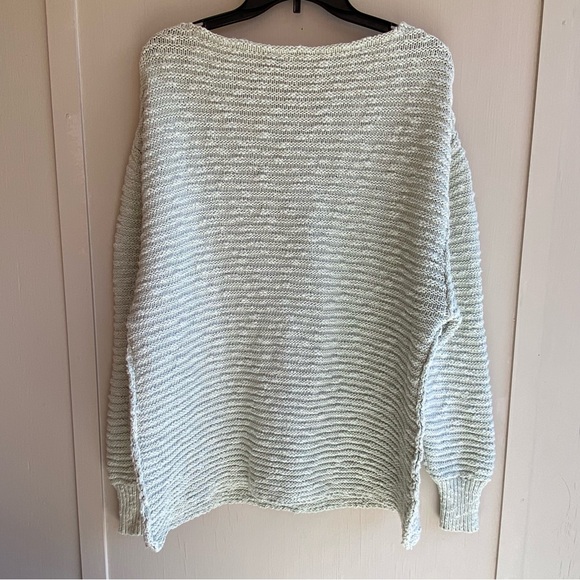 EUC Free People Women’s Oversized Chunky Knit Green Sweater Size S - Picture 5 of 7